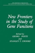 Cover: New Frontiers in the Study of Gene Functions - Kluwer Academic / Plenum Publishers
