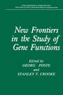Cover: New Frontiers in the Study of Gene Functions - Springer