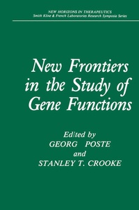 Enlarge image Cover: New Frontiers in the Study of Gene Functions - Springer