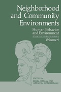 Cover: Neighborhood and Community Environments - Kluwer Academic/Plenum Publishers