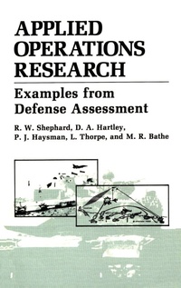 Abbildung von: Applied Operations Research - Plenum Publishing Co.,N.Y.