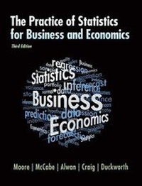 Enlarge image Cover: The Practice of Statistics for Business and Economics - W.H.Freeman & Co Ltd