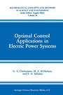 Cover: Optimal Control Applications in Electric Power Systems - Kluwer Academic/Plenum Publishers