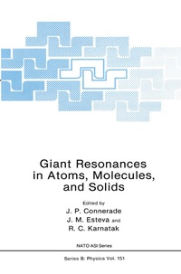 Abbildung von: Giant Resonances in Atoms, Molecules, and Solids - Springer