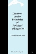 Cover: Lectures on the Principles of Political Obligation - Cambridge Scholars Publishing