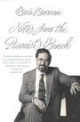 Cover: Notes from the Pianist's Bench - Yale University Press