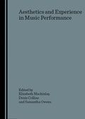 Cover: Aesthetics and Experience in Music Performance - Cambridge Scholars Press