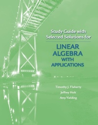 Abbildung von: Study Guide with Selected Solutions for Linear Algebra with Applications - W.H.Freeman & Co Ltd
