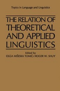 Abbildung von: The Relation of Theoretical and Applied Linguistics - Kluwer Academic/Plenum Publishers