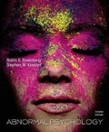 Cover: Abnormal Psychology - Worth Publishers Inc.,U.S.