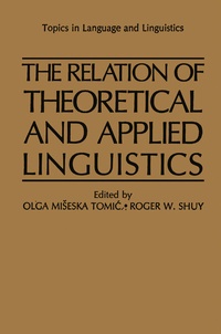Abbildung von: The Relation of Theoretical and Applied Linguistics - Springer
