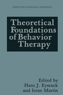 Cover: Theoretical Foundations of Behavior Therapy - Springer