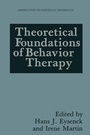 Cover: Theoretical Foundations of Behavior Therapy - Springer