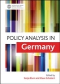 Cover: Policy Analysis in Germany - Policy Press