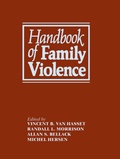 Cover: Handbook of Family Violence - Springer