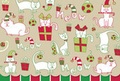 Cover: Mini Boxed Christmas Cards: Holiday Meow - Peter Pauper Press Inc,US