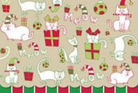 Enlarge image Cover: Mini Boxed Christmas Cards: Holiday Meow - Peter Pauper Press Inc,US