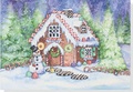 Cover: Mini Boxed Christmas Cards: Gingerbread House - Peter Pauper Press Inc,US