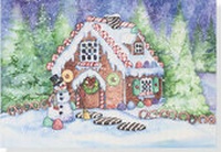 Enlarge image Cover: Mini Boxed Christmas Cards: Gingerbread House - Peter Pauper Press Inc,US