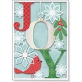 Cover: Mini Boxed Christmas Cards: Joy Laser Cut - Peter Pauper Press Inc,US