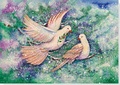 Cover: Deluxe Boxed Christmas Cards: Two Turtledoves - Peter Pauper Press Inc,US