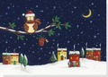 Cover: Deluxe Boxed Christmas Cards: Jolly Owl - Peter Pauper Press Inc,US