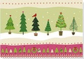 Cover: Deluxe Boxed Christmas Cards: Folk Art Treescape - Peter Pauper Press Inc,US