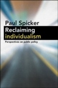 Cover: Reclaiming Individualism - Policy Press