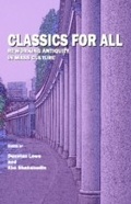 Cover: Classics For All - Cambridge Scholars Publishing