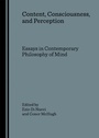 Cover: Content, Consciousness, and Perception - Cambridge Scholars Publishing
