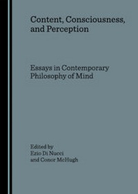 Enlarge image Cover: Content, Consciousness, and Perception - Cambridge Scholars Publishing