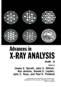Cover: Advances in X-Ray Analysis - Kluwer Academic / Plenum Publishers