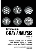 Cover: Advances in X-Ray Analysis - Kluwer Academic / Plenum Publishers