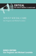 Cover: Adult Social Care - Policy Press