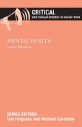 Cover: Mental Health - Policy Press