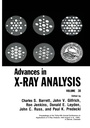 Cover: Advances in X-Ray Analysis - Springer