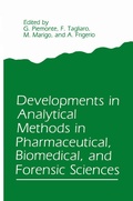 Cover: Developments in Analytical Methods in Pharmaceutical, Biomedical, and Forensic Sciences - Springer