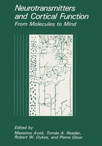 Enlarge image Cover: Neurotransmitters and Cortical Function - Kluwer Academic / Plenum Publishers
