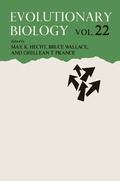 Cover: Evolutionary Biology - Springer