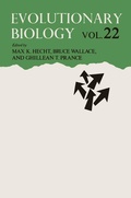 Cover: Evolutionary Biology - Springer