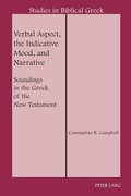Cover: Verbal Aspect, the Indicative Mood, and Narrative - Peter Lang Verlag