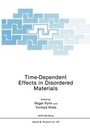 Cover: Time-Dependent Effects in Disordered Materials - Kluwer Academic / Plenum Publishers