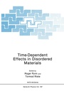 Cover: Time-Dependent Effects in Disordered Materials - Springer