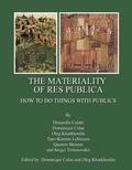 Cover: The Materiality of Res Publica - Cambridge Scholars Publishing