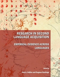 Enlarge image Cover: Research in Second Language Acquisition - Cambridge Scholars Publishing