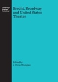 Cover: Brecht, Broadway and United States Theater - Cambridge Scholars Publishing