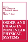 Cover: Order and Chaos in Nonlinear Physical Systems - Kluwer Academic/Plenum Publishers