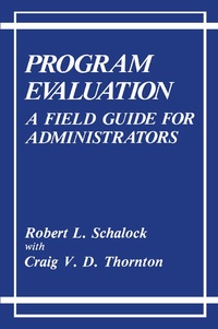 Enlarge image Cover: Program Evaluation - Springer