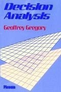 Cover: Decision Analysis - Plenum Publishing Co.,N.Y.