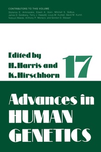 Enlarge image Cover: Advances in Human Genetics 1 - Springer